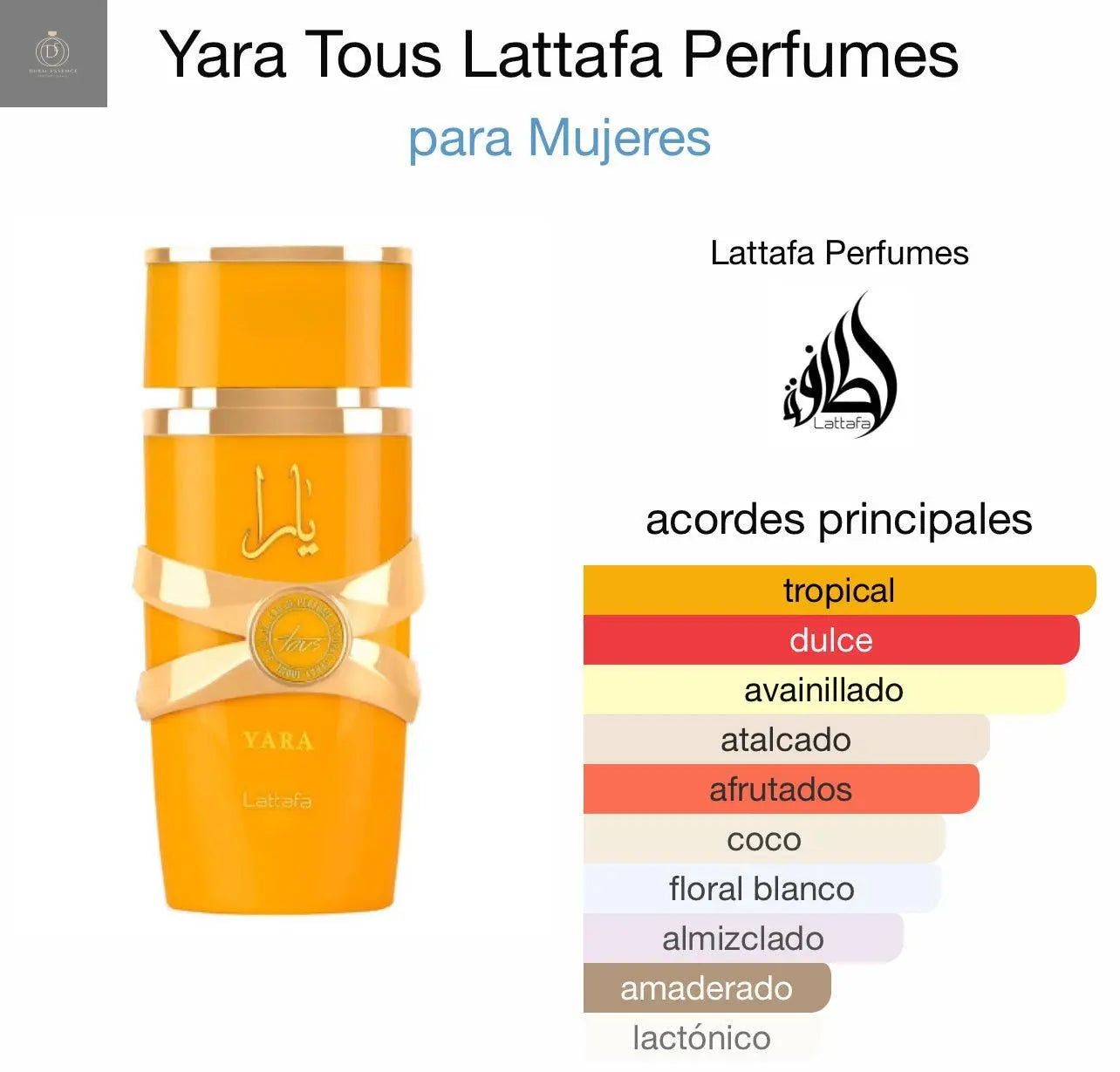 Yara Tous EDP | Perfume árabe de Lattafa