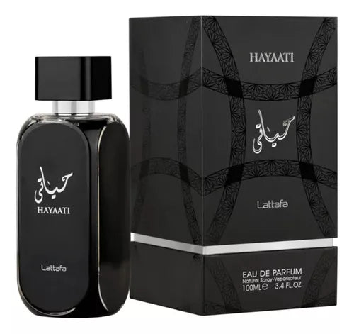 SET LATTAFA HAYAATI 100ML + SPRAY EDP HOMBRE