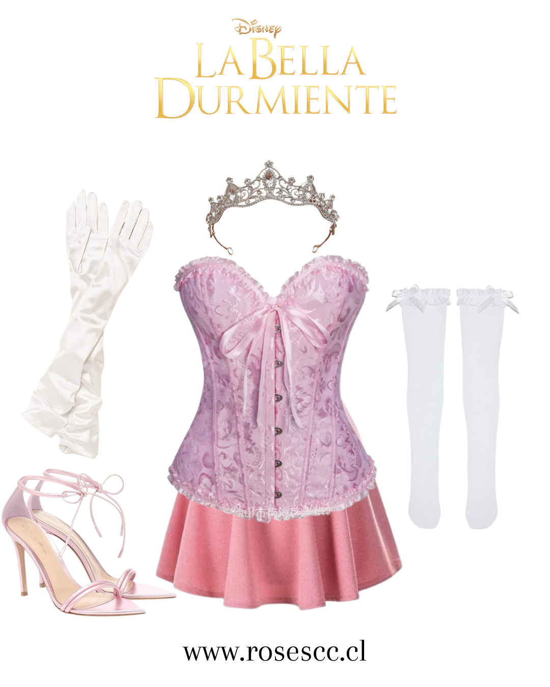 DISFRAZ PRINCESA AURORA