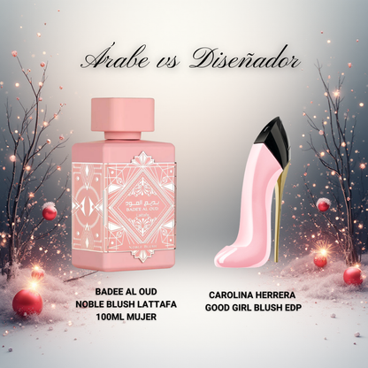 Badee al Oud Noble Blush Lattafa 100ml Mujer