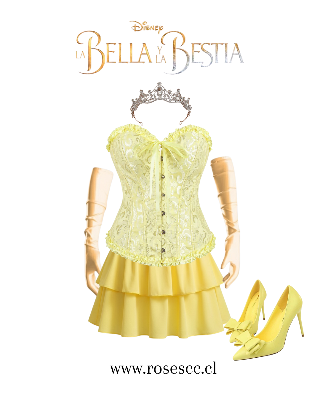 DISFRAZ PRINCESA BELLA