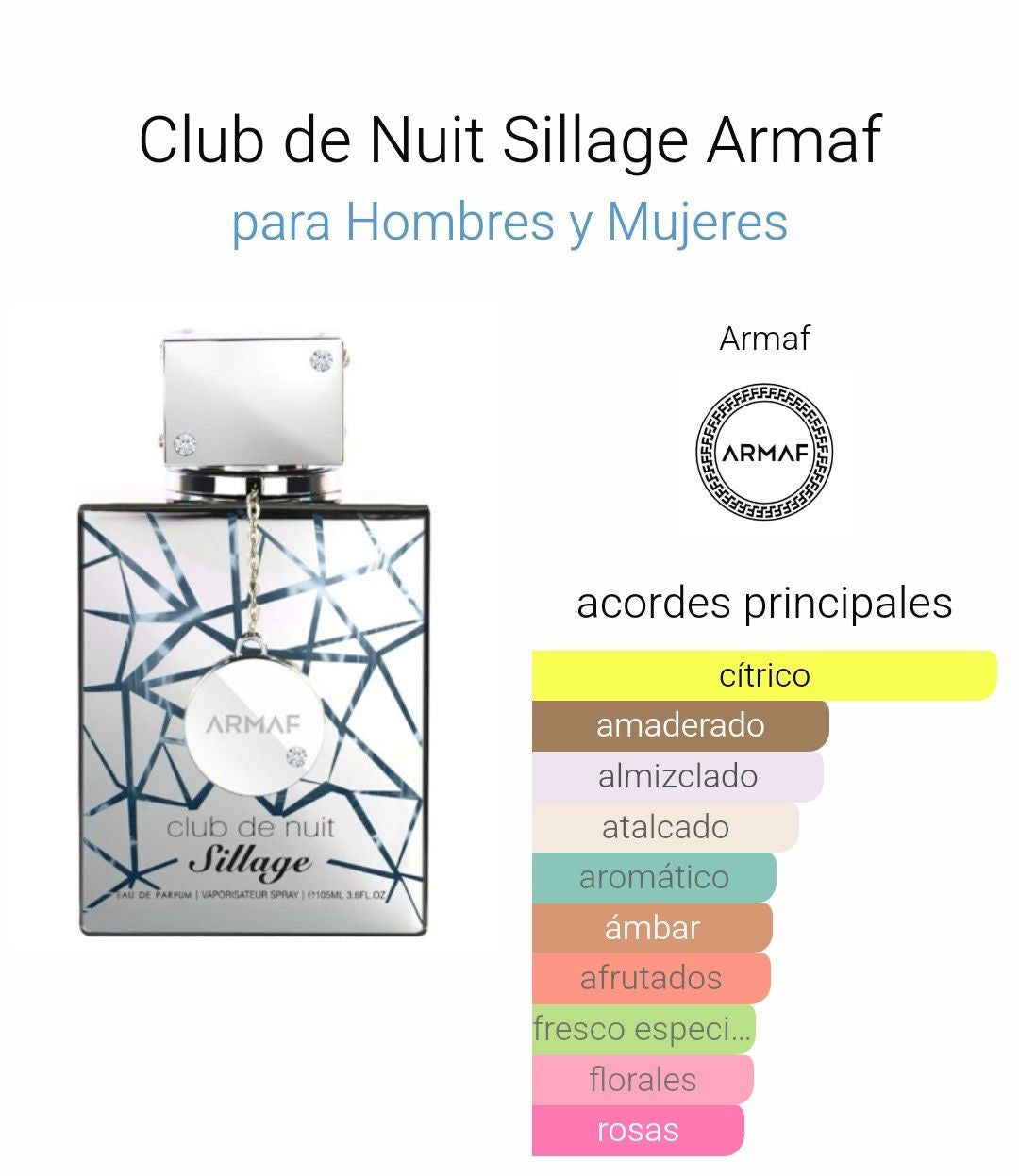 Club de Nuit Sillage 105ML EDP Hombre Armaf