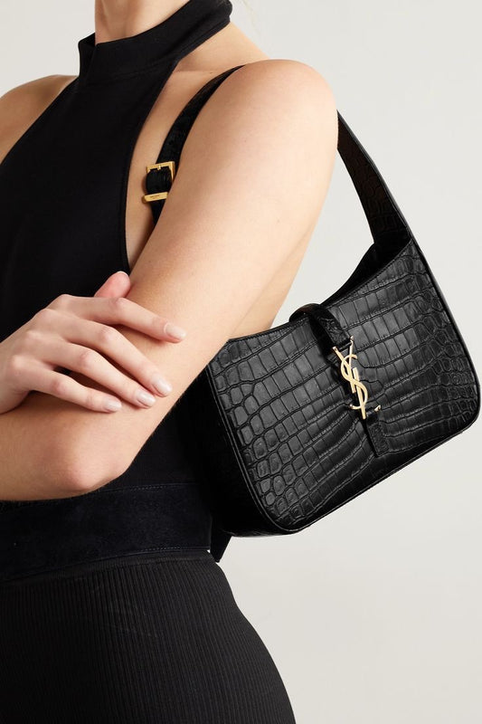 Cartera estilo YSL Cocodrilo