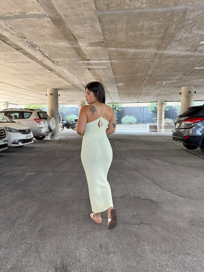 Vestido Rosas - Hilo Algodón