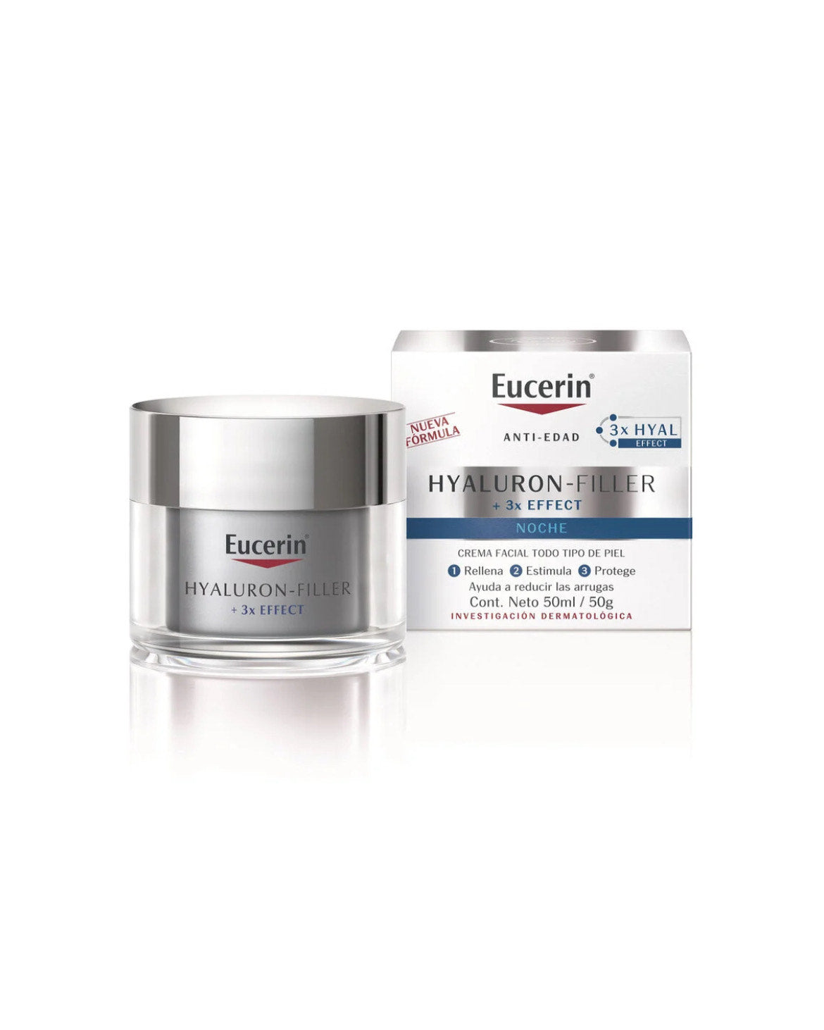 Hyaluron-Filler 3x Effect Crema De Noche SPF15 50ml Eucerin