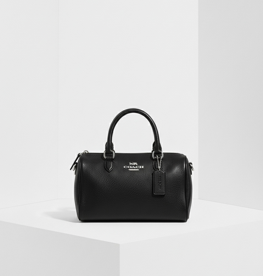 MINI BAG COACH NEGRA