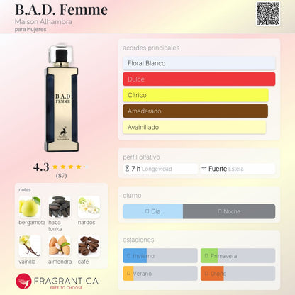 Bad Femme Maison Alhambra Edp 100 ML Mujer .